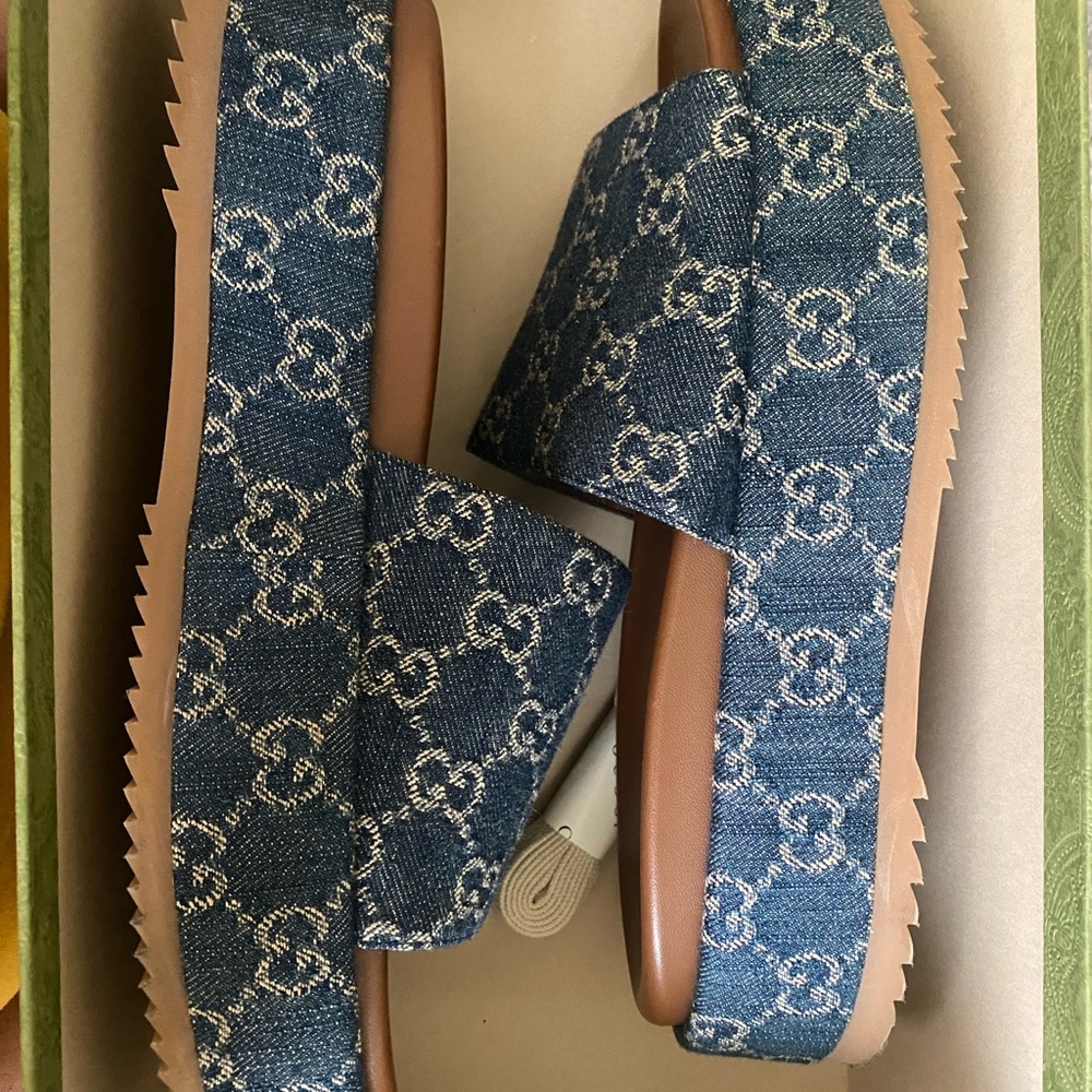 Demon Gucci platform sandals